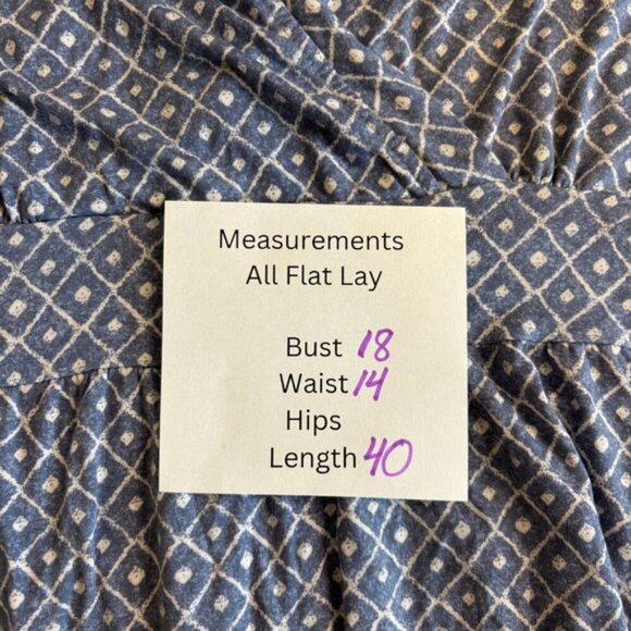 L.L. Bean Blue Casual Dress Small – Stretch Everyday Wear Comfortable - Picture 6 of 6